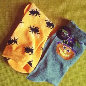Violet's Bootique Halloween Socks Sz 4-10